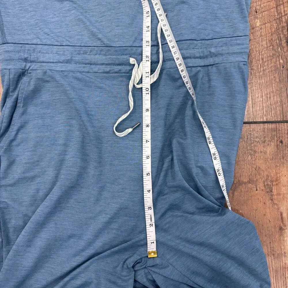Women's Vuori Falls Jumpsuit in Light Azure Heather Blue Size M Soft $118 EUC